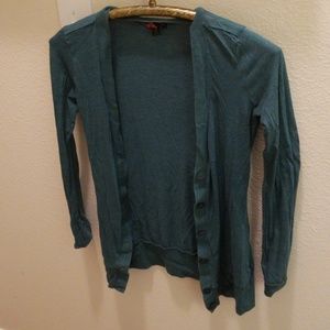 Teal cardigan